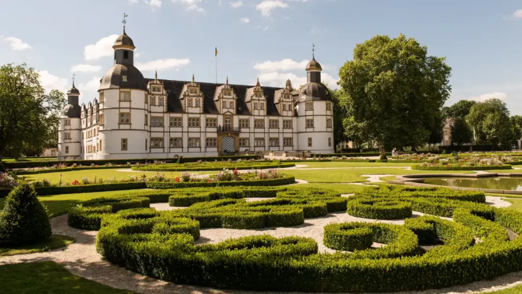 Historisches Schloss mit gepflegter Parkanlage